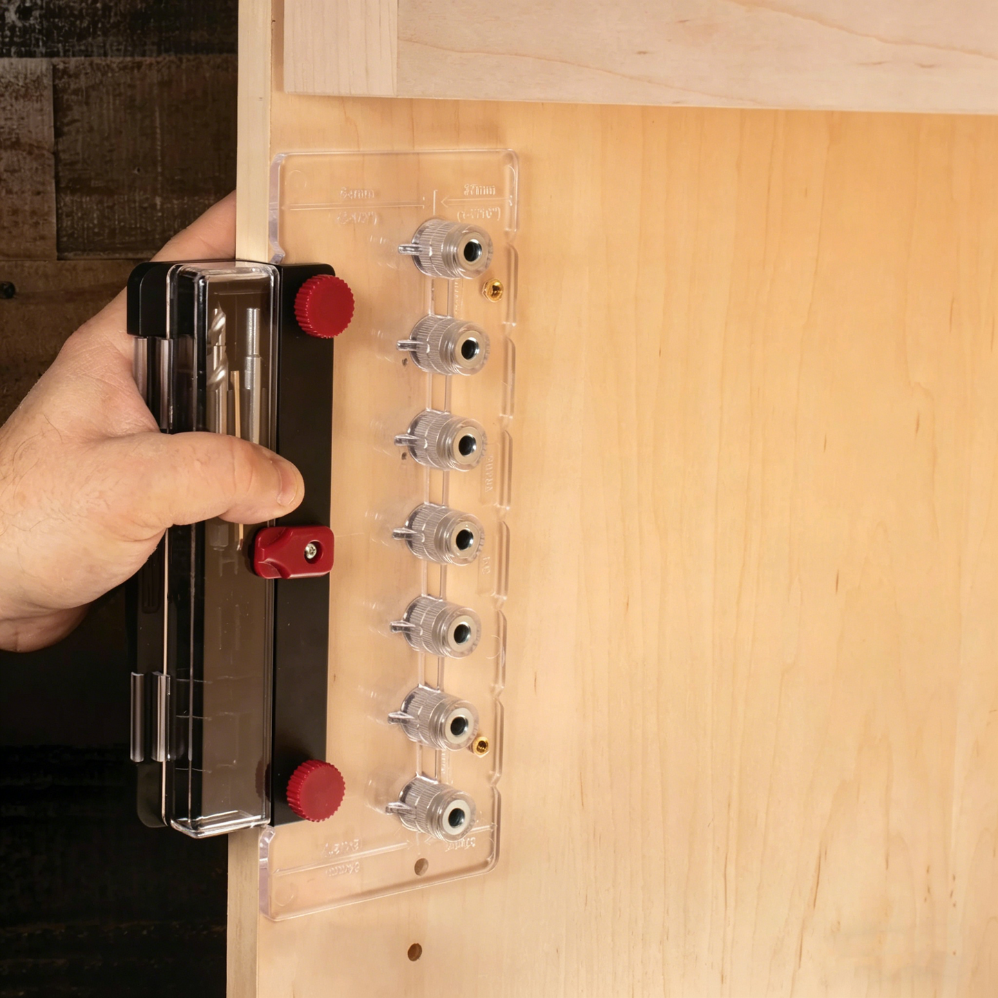 Shelf Pin Drilling Jig – Drill 7 Perfect Holes at Once