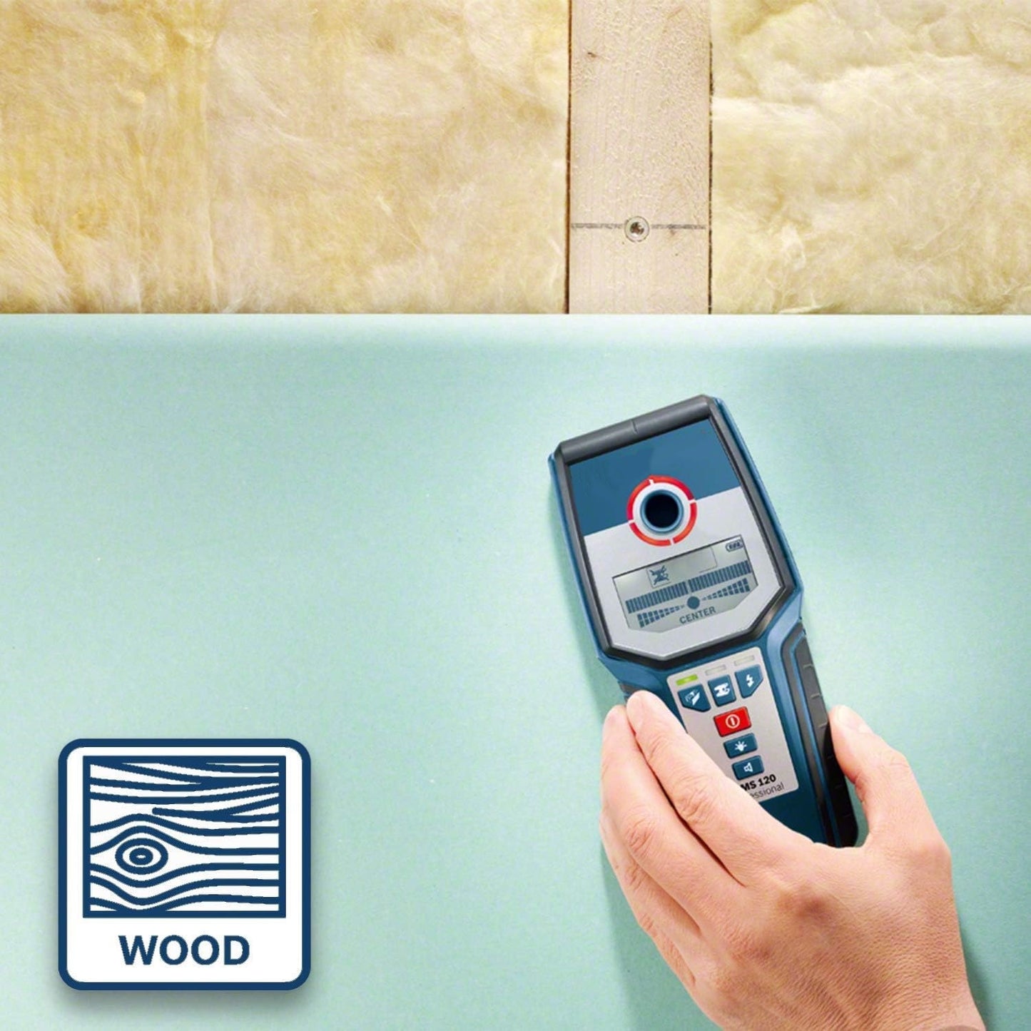 Professional Wall Scanner & Metal Detector – 100mm Depth, Live Cable Detection