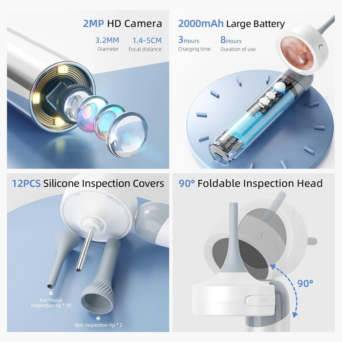 Smart Ear Scope – Ear Camera with Built-In Screen