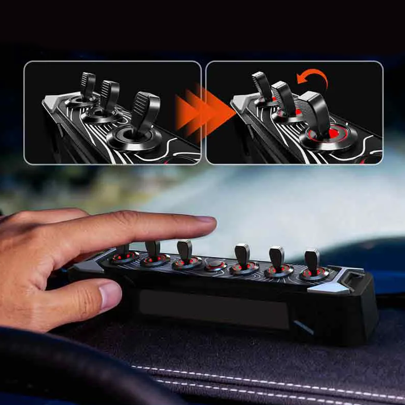 Wireless 6‑Circuit Switch Panel