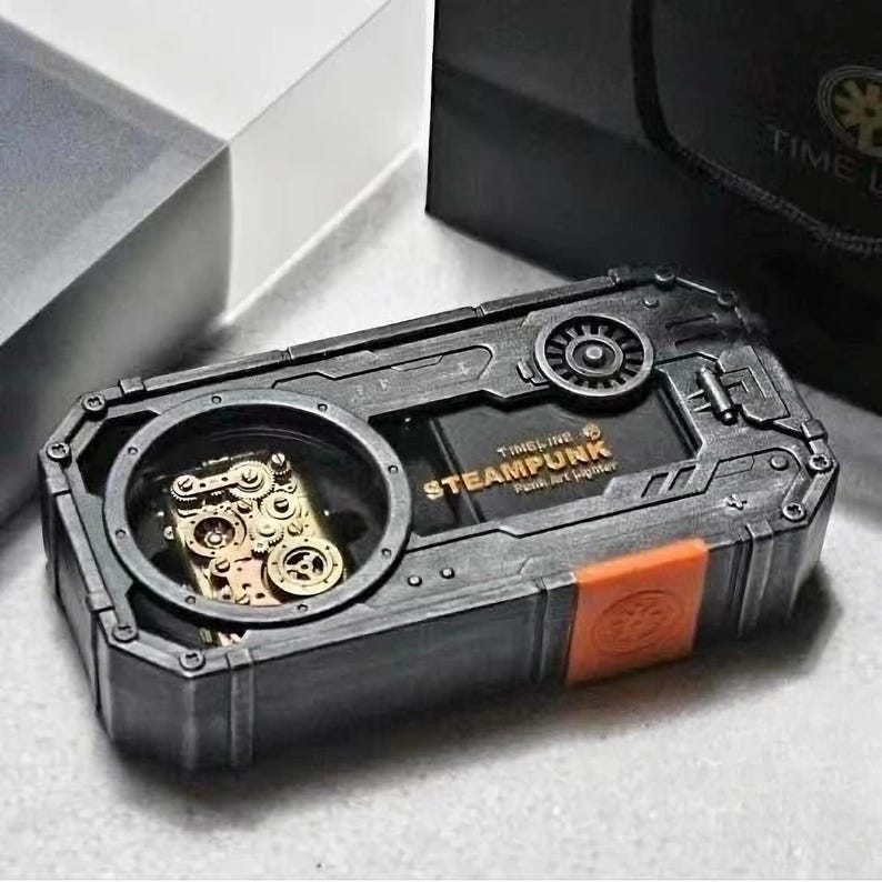 Steampunk Gear Clockwork Mechanical Lighter