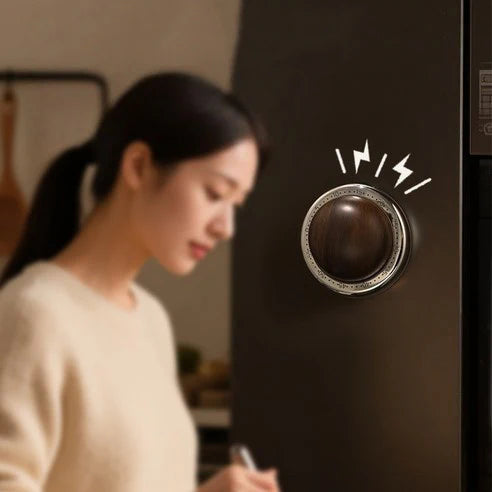 Magnetic Mechanical Timer – Planet Model, No Batteries Needed, Fridge Magnet