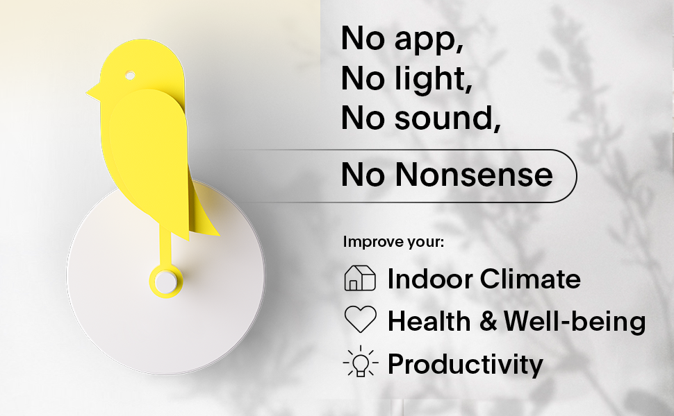 Bird Design Indoor CO2 Monitor