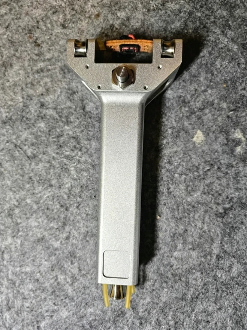 Telescopic Aluminum Alloy Slingshot – CNC-Machined, Quick-Change Bands