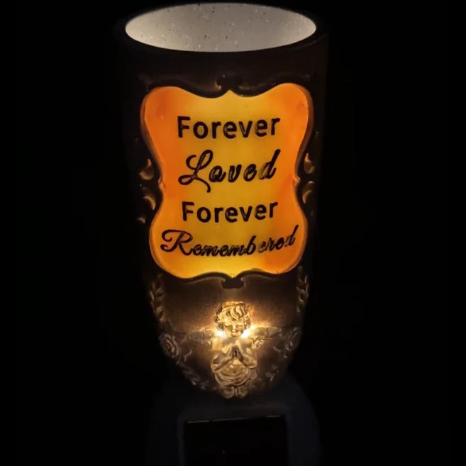 Solar Cemetery Grave Vase – LED Angel Headstone Vase with Ground Spike