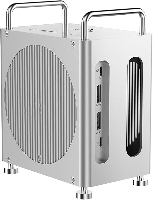 40Gbps Mac mini M4 Docking Station – Dual-Bay NVMe SSD Enclosure, 11-in-1 Workstation