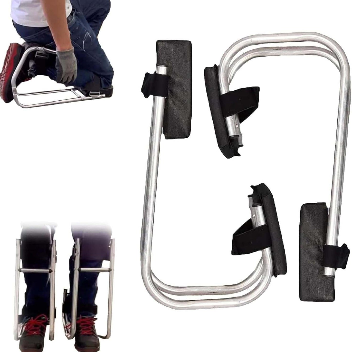 Wearable Gardening Kneeler – Foldable, 330lb Capacity, with Tool Pouch
