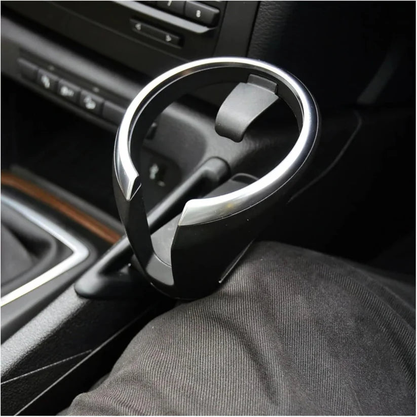 Car Cup Holder with Phone Stand – Convenient Front Seat Drink & Phone Organizer