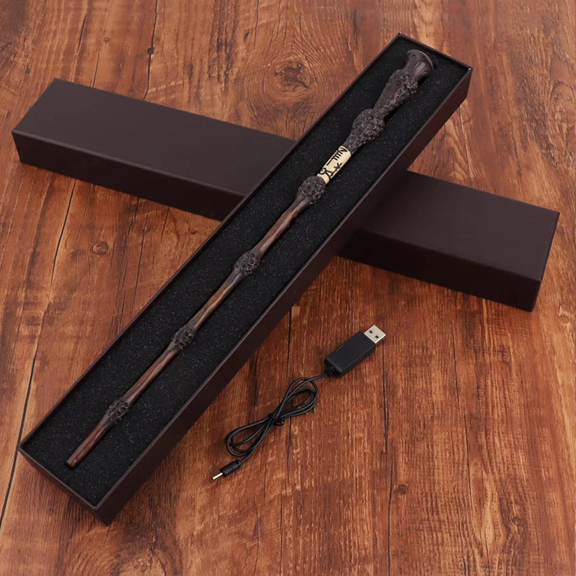 Spell-Casting Magic Wand with Real Flame Effect
