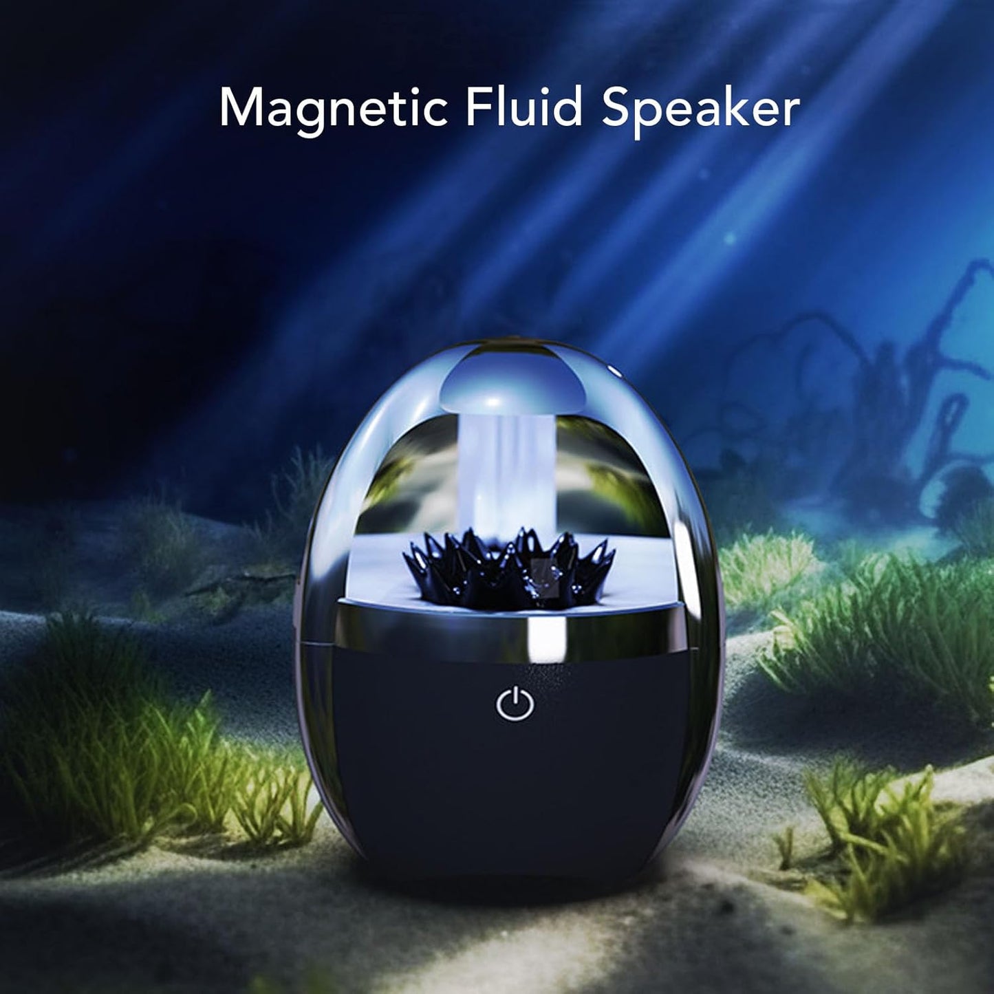 Magnetic Fluid Bluetooth Speaker – Desktop Decor with Stunning Visuals