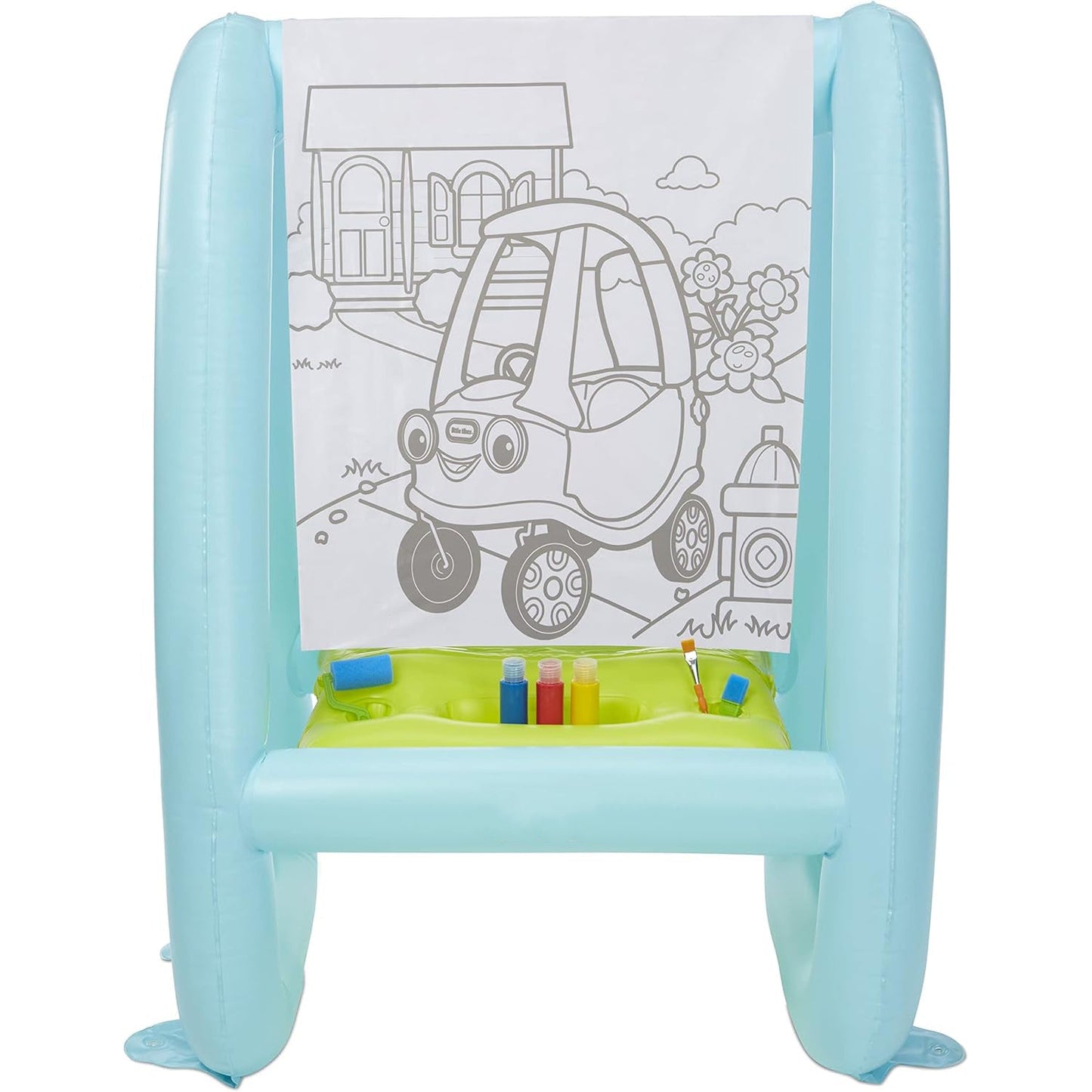 3-in-1 Inflatable Painting Easel for Kids – Outdoor Art Game with Washable Paints, Ages 3+