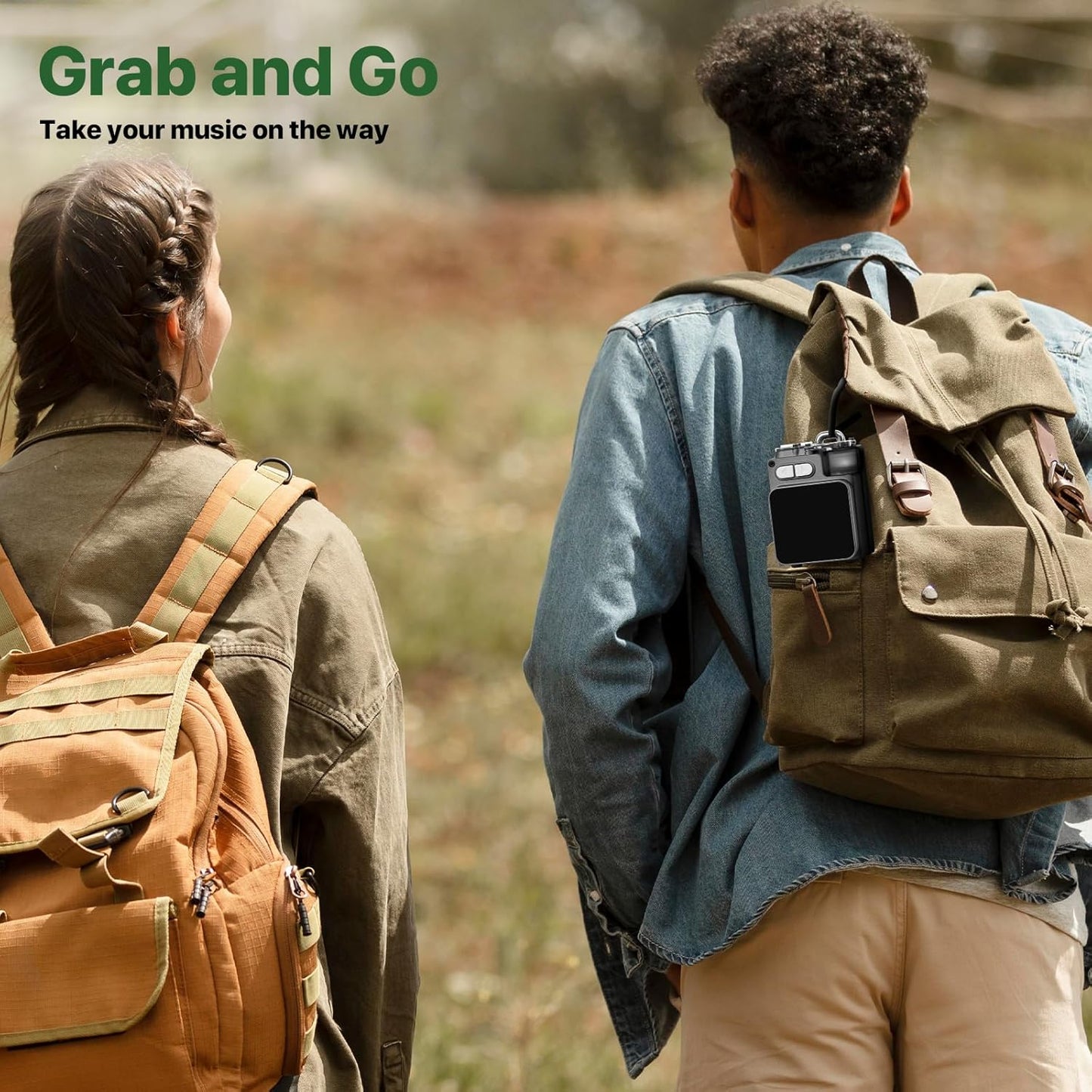 Smart Bluetooth Speaker – Portable Touchscreen with Bass