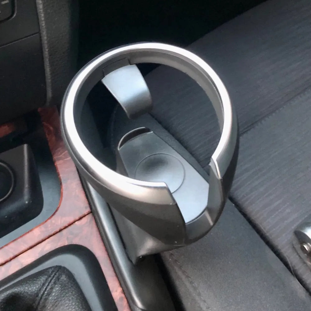Car Cup Holder with Phone Stand – Convenient Front Seat Drink & Phone Organizer