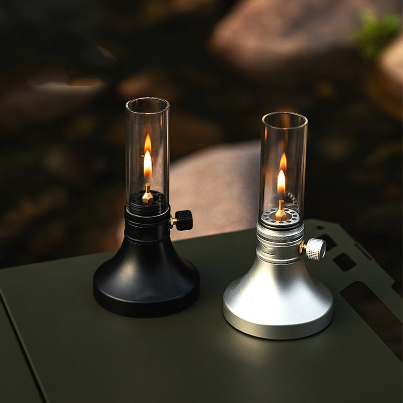 Portable Retro Gas Lantern – Outdoor Camping & Atmosphere Light
