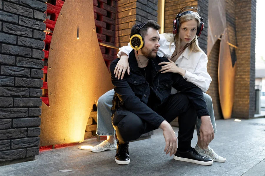 Planar Magnetic Headphones – 105mm Driver, Faux Sheepskin Earcups, Hi-Fi Sound