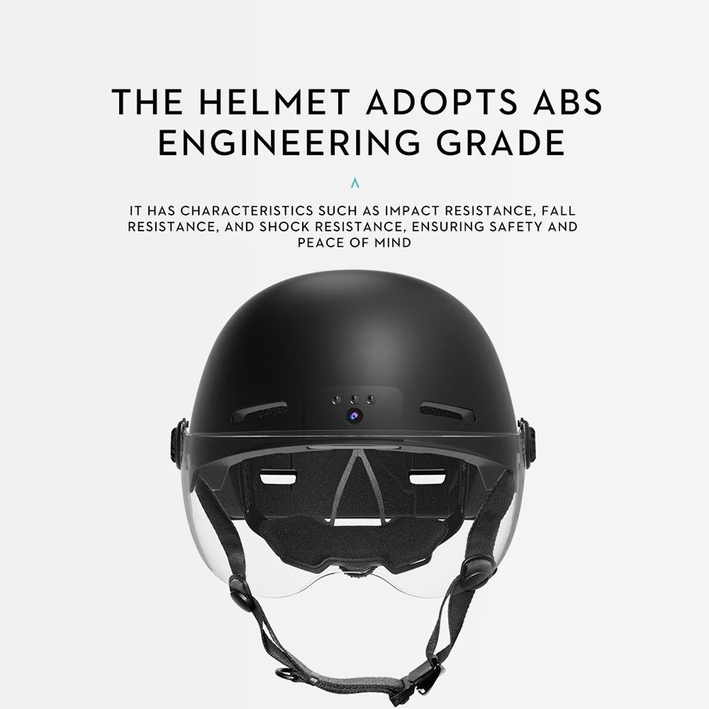 Helmet with Integrated HD Camera – Hands-Free POV Recording