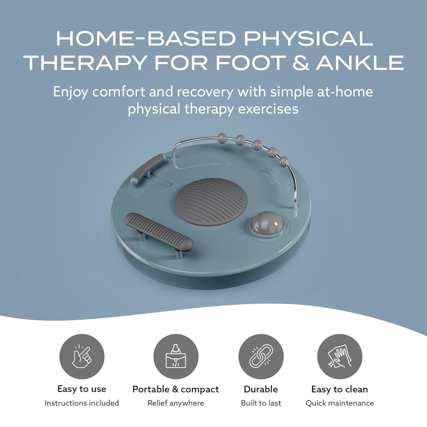 5-in-1 Foot and Ankle Exercise Machine – Strengthen, Rehab, Improve Flexibility
