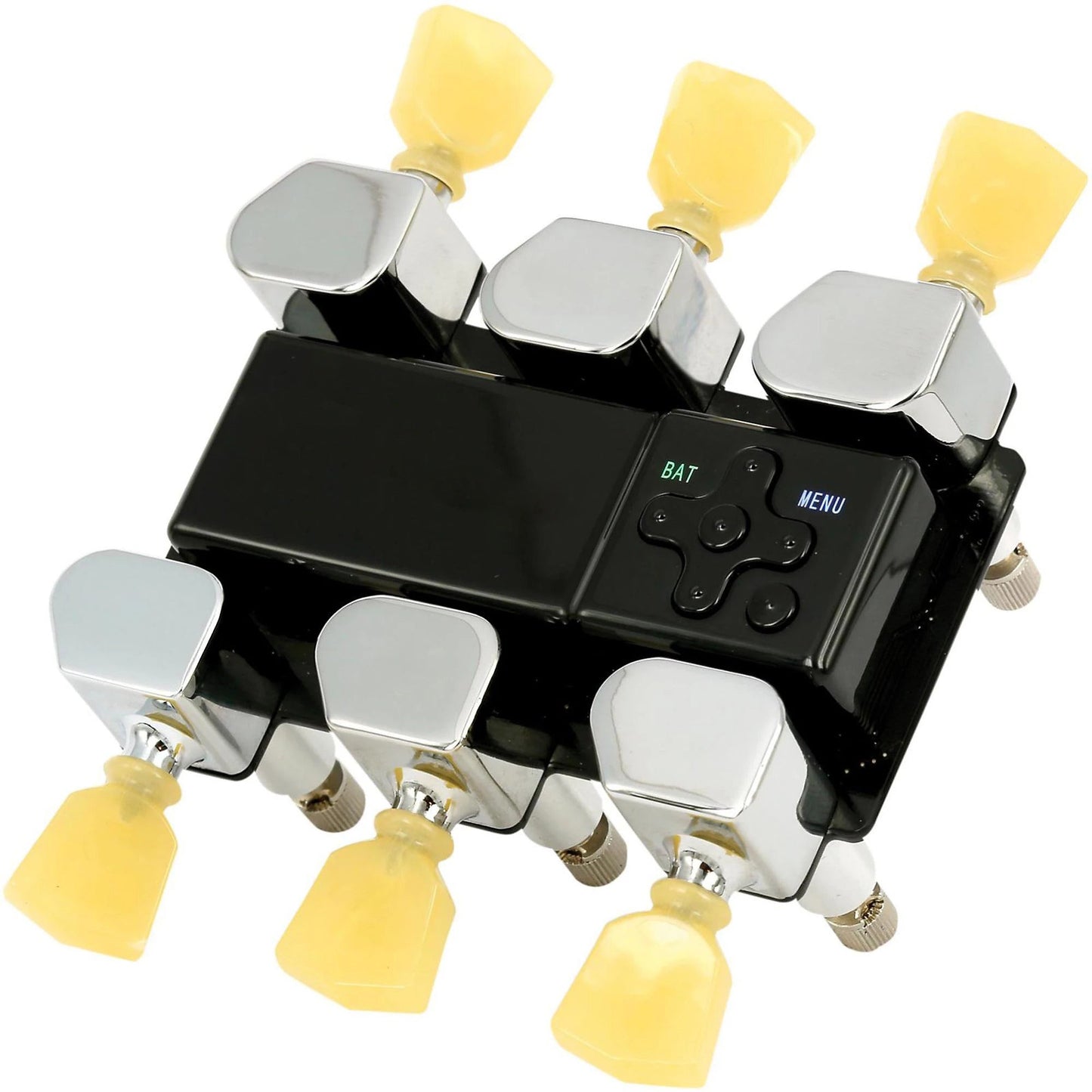 Retro Automatic Guitar Tuner – One-Button Fast Tuning, Beginner-Friendly, Supports Custom Pitches
