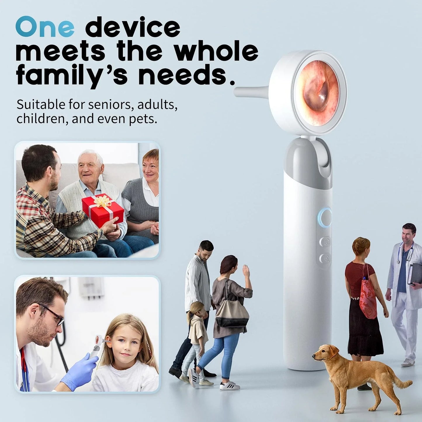 Smart Ear Scope – Ear Camera with Built-In Screen