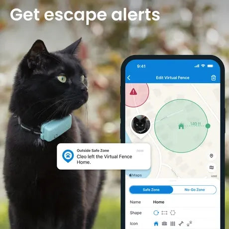 Mini GPS Cat Tracker – Real-Time Location & Activity Monitor with Safety Collar