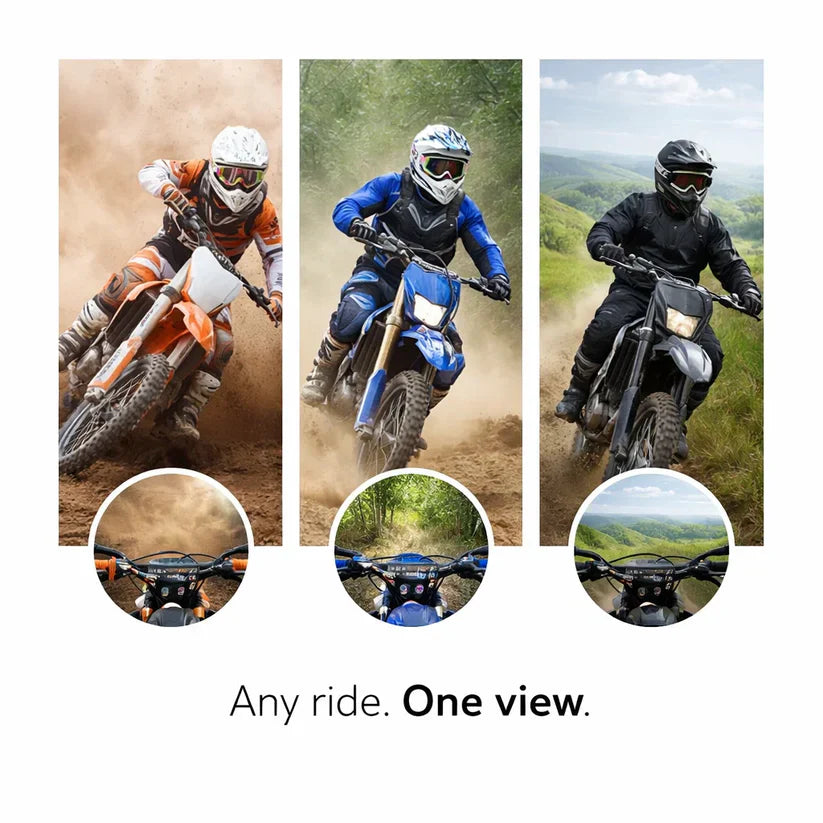 Motocross Goggles – Hands-Free POV Recording | One-Button Operation