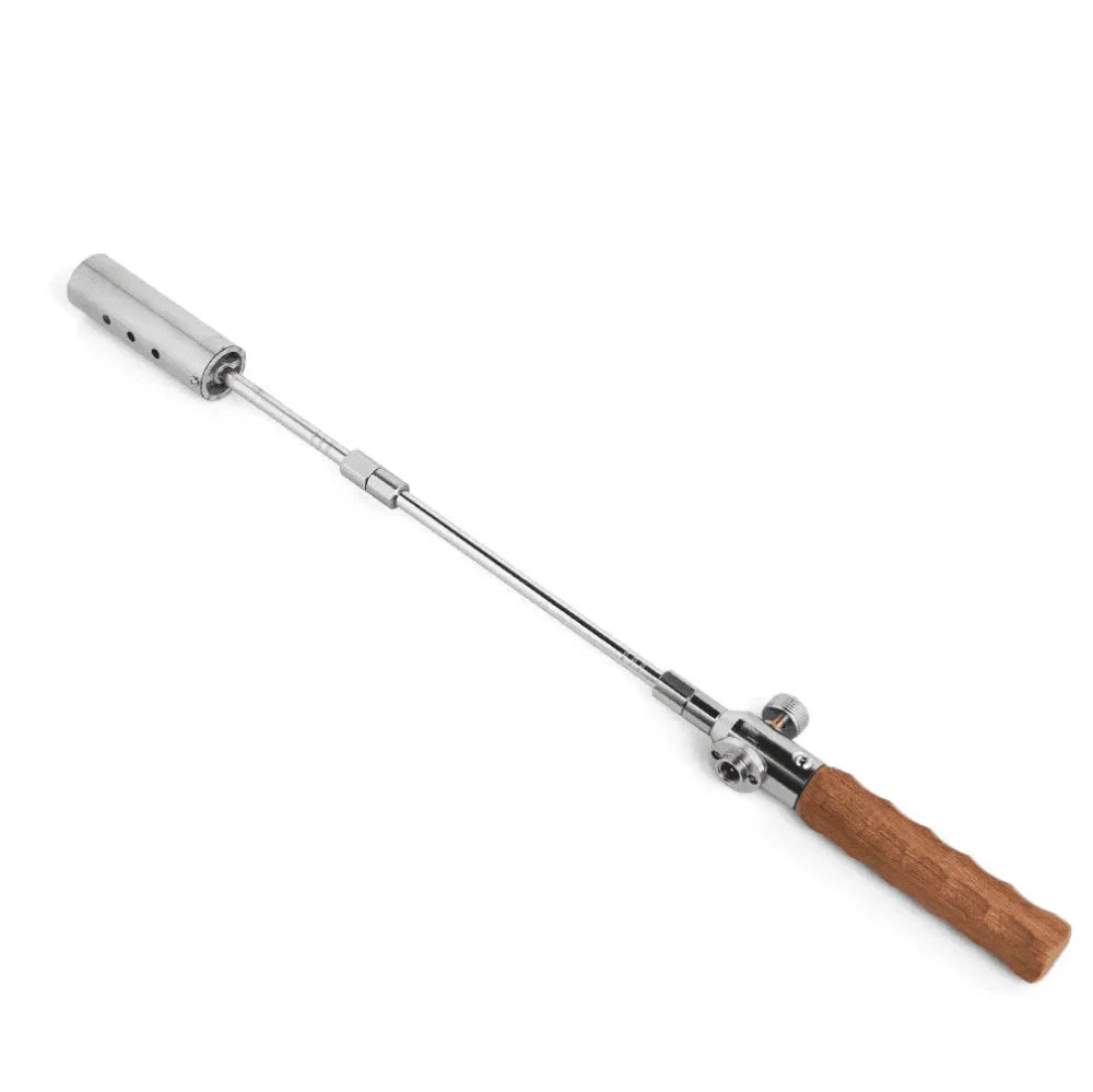 Long Flame Igniter – Portable Camping & BBQ Gas Burner with Wooden Handle